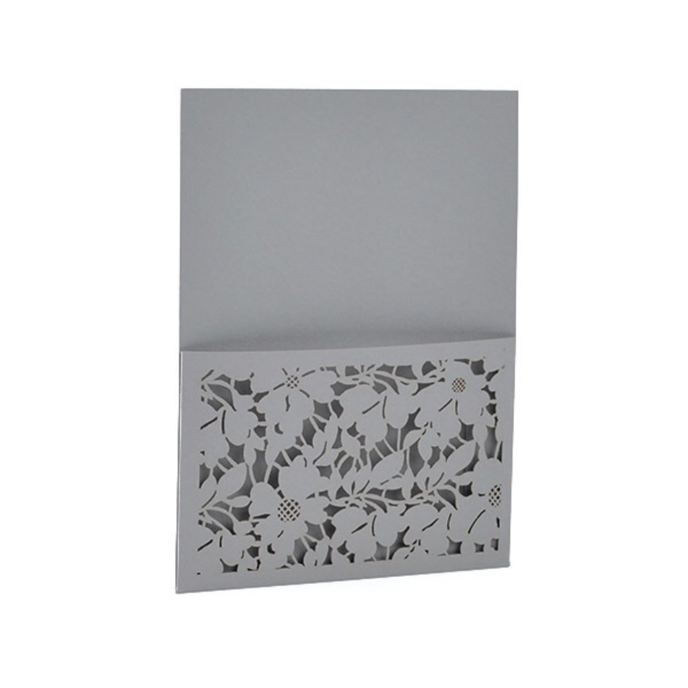 100 Laser Cut Wedding Invitation Invite Pockets